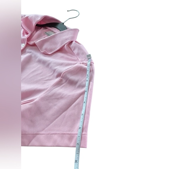 Nike Golf Dri-FIT Pink Short Sleeve Polo Shirt Womens Large Preppy - Picture 7 of 13